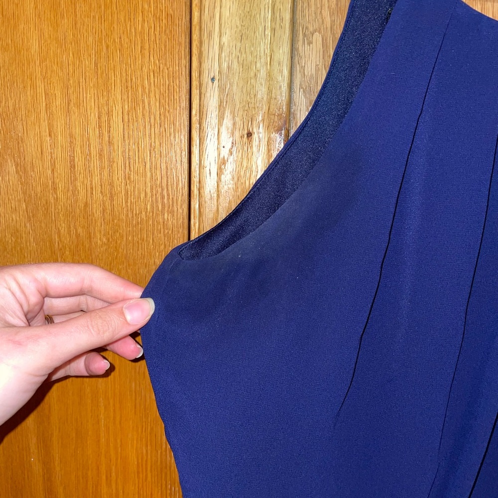 Navy cocktail dress size medium